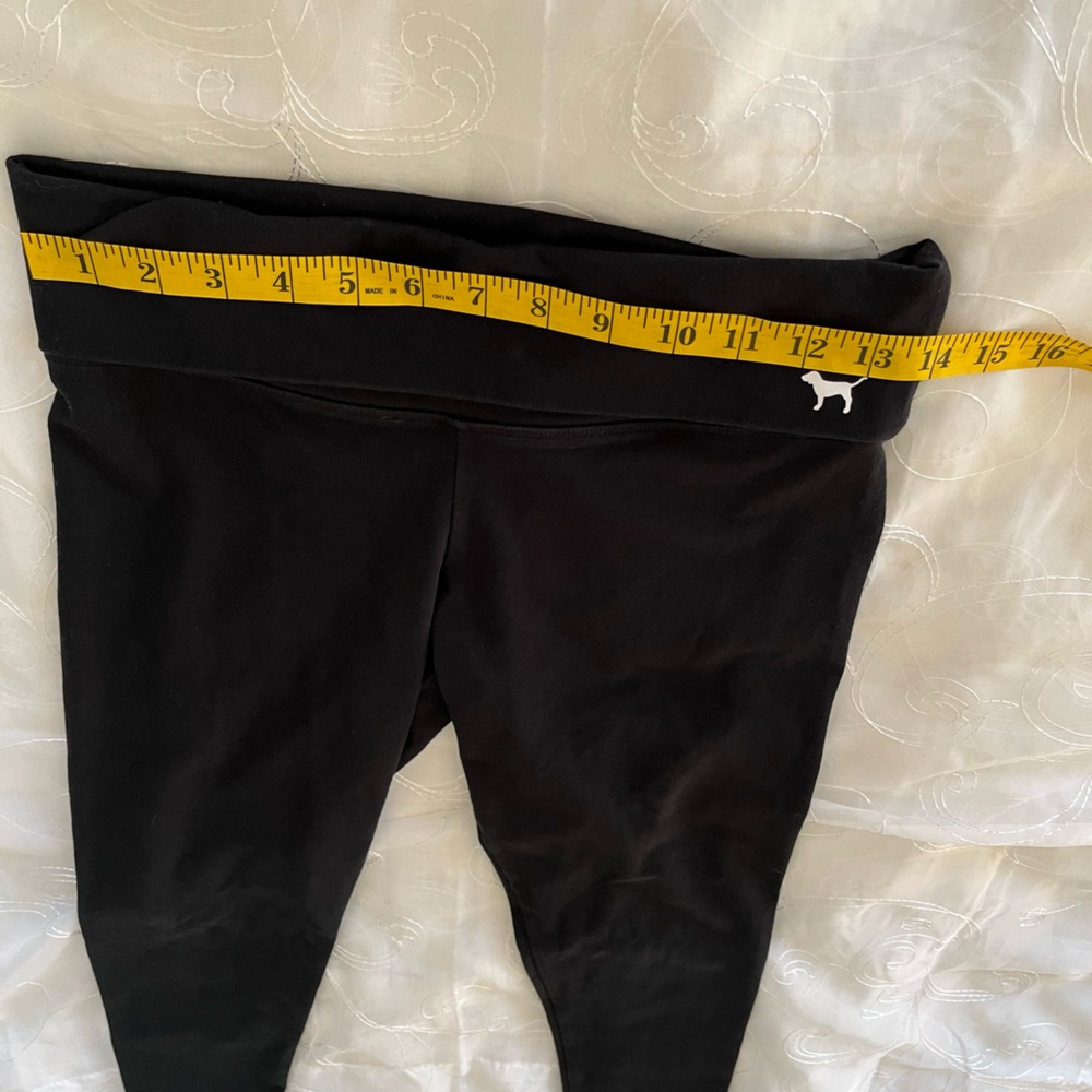 Victoria Secret PINK S/P Black Yoga Pants - Picture 3 of 8
